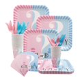 thumbnail image 1 of Juego de vajilla de fiesta Yuyangstore para 16 invitados Gender Reveal, 1 of 8