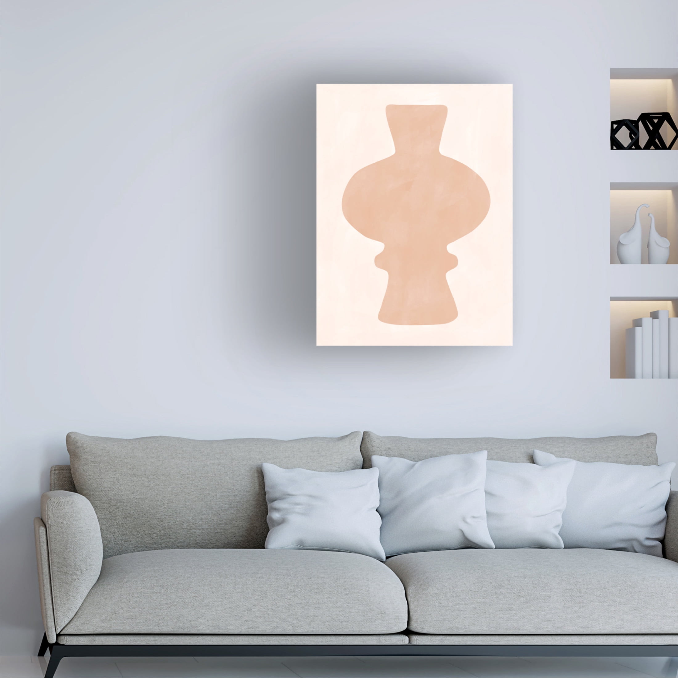 Trademark Fine Art Elena Ristova  softpink7 Canvas Wall Art