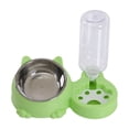 thumbnail image 2 of Stainless Steel Pet Feeder, Automatic Water Dispenser With Removable Bowl, for Cats and Dogs, Green, 2 of 6
