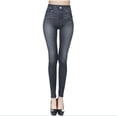 thumbnail image 2 of Clothing 2025 Women's Jeans Womens Denim Skinny Jeans Stretch Pencil Trousers Slim Long Pants Women's Polyester Casual Pants, 2 of 4