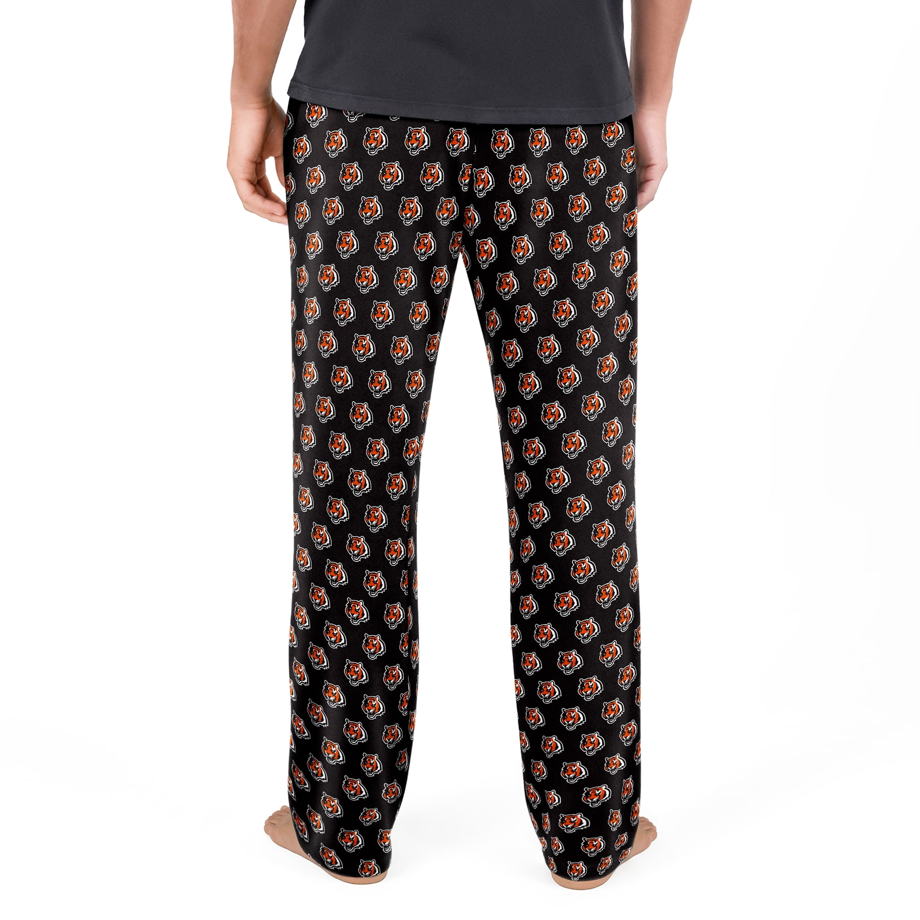 NFL Mens Cincinnati Bengals All Over Print Pajama Pants