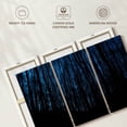 thumbnail image 6 of Elephant Stock Gothic Forest Wall Art - Horizontal Multi Panel Canvas - Living Room Wall Decor - Gothic Multi Panel - Black And Blue Decor - 45" x 28", 6 of 8