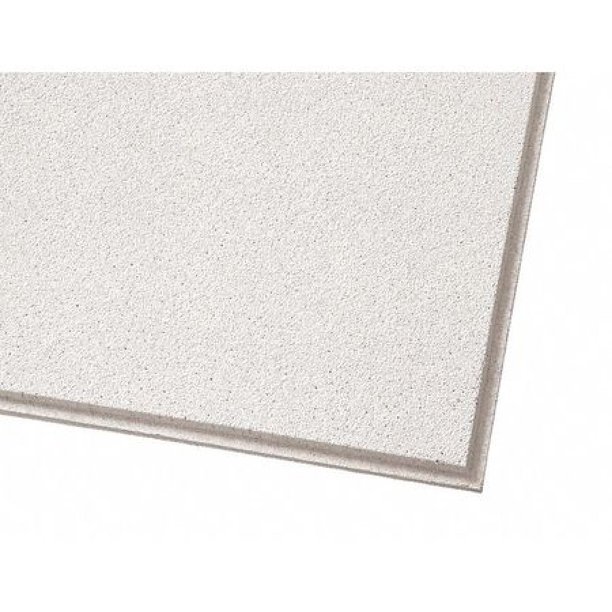 ARMSTRONG 1776A Dune Ceiling Tile , 24 in W x 48 in L, 8 PK, 0.5 NRC