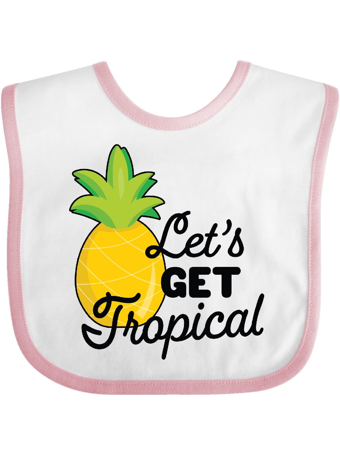 inktastic Lets Get Tropical with Pineapple Baby T-Shirt