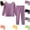 Purple Pink, variant on YOUYEDIAN Base Layer Foy Boys Warm 2 Piece Fleece Lined Thermal Underwear Set Fall Winter Long Sleeve Crewneck Tops Kids Comfy Soft Pants
