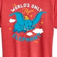 thumbnail image 3 of Dumbo - Worlds Only Flyin Elephant - Women's Short Sleeve Graphic T-Shirt, 3 of 5