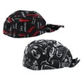 thumbnail image 1 of 2 gorros de chef, gorro ajustable con lazo, gorro de trabajo, gorro de cocina para hombres y mujeres, pañuelo para la cabeza, camarero, servicio de co, 1 of 8