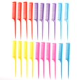 thumbnail image 3 of 20pcs Barber Cutting Tail Comb, Heat Resistant & Anti-Static Hairdressing Hair Styling Tool(Flat Teeth Style), 3 of 5