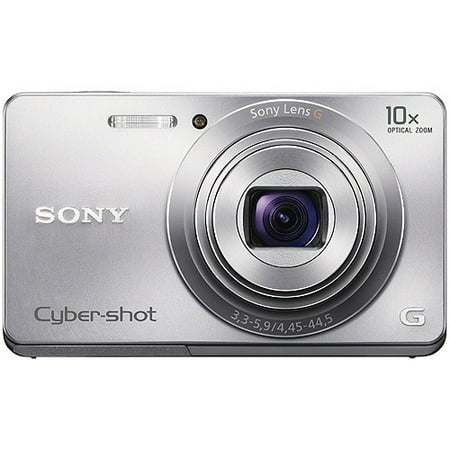 Sony Cyber-shot DSC-W690 16.1 MP Digital Camera with 10x Optical Zoom and 3.0-inch LCD (Silver) (2012 Model)