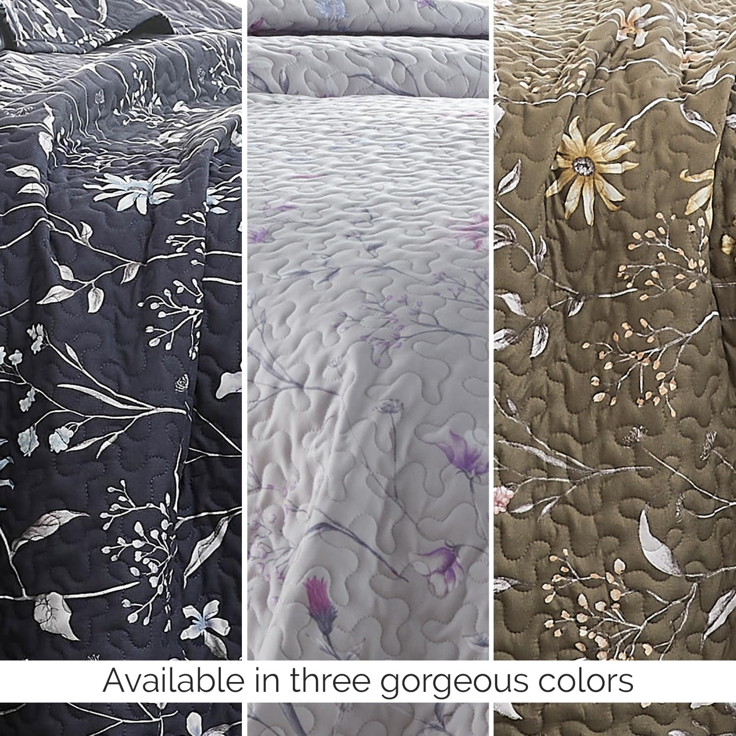 Secreat Meadow Printed Quilt Set by SouthShore Fine Linens