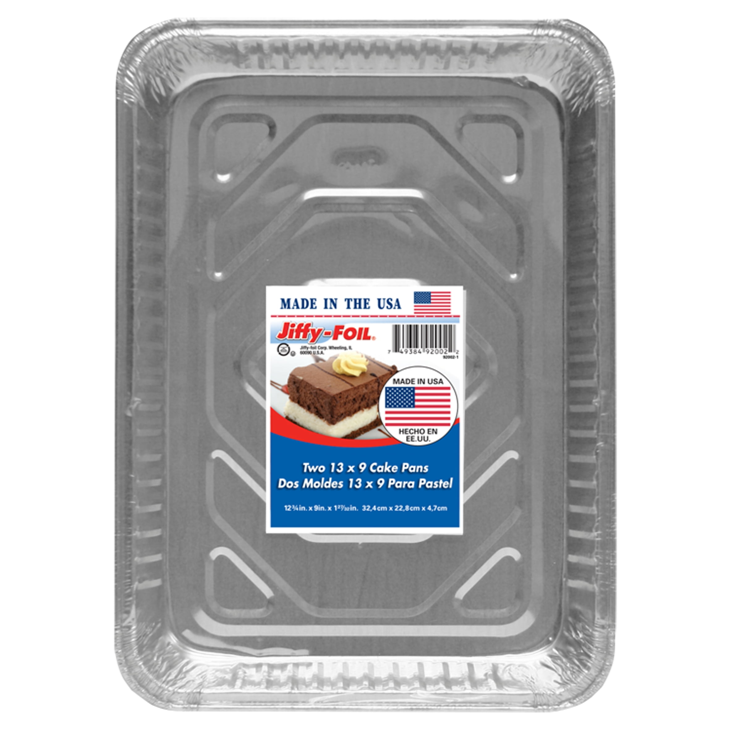 Mainstays Aluminum 13 X 9 Cake Pan 2 Count Walmart Mainstays aluminum 13 x 9 cake pan 2 count walmart