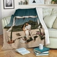 thumbnail image 3 of Custom Blanket with Words Picture,Personalized Photo Custom Blankets,Soft Flannel Blankets Sofa Blankets Bed Blankets (75x100cm/30 x39), 3 of 6
