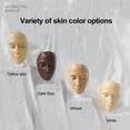 thumbnail image 2 of Full Face Makeup Mannequin Silicone Practicing Board Perfect Aid To Practice Makeup For Beginner, 2 of 8