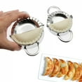 thumbnail image 2 of Stainless Steel Dumplings Tool Dumpling Mold Household Manual Press  Kitchen Pastry Baking Dumpling Maker Accessories, 2 of 8