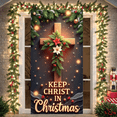 thumbnail image 3 of Christmas Decor Keep Christ in Christmas Banner Religious Celebration Theme for Holiday Parties Family Gatherings Church Events, 3 of 9