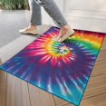 thumbnail image 4 of Colorful Tie Dye Pattern Door Rugs,Washable Non Slip Door Mats Indoor,Decorative Door Mats,Entry Mat Indoor for Entrance,Bedroom,Kitchen,Bathroom,17"x30", 4 of 6