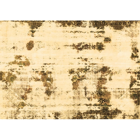 Ahgly Company Indoor Rectangle Abstract Brown Modern Area Rugs, 8' x 10'
