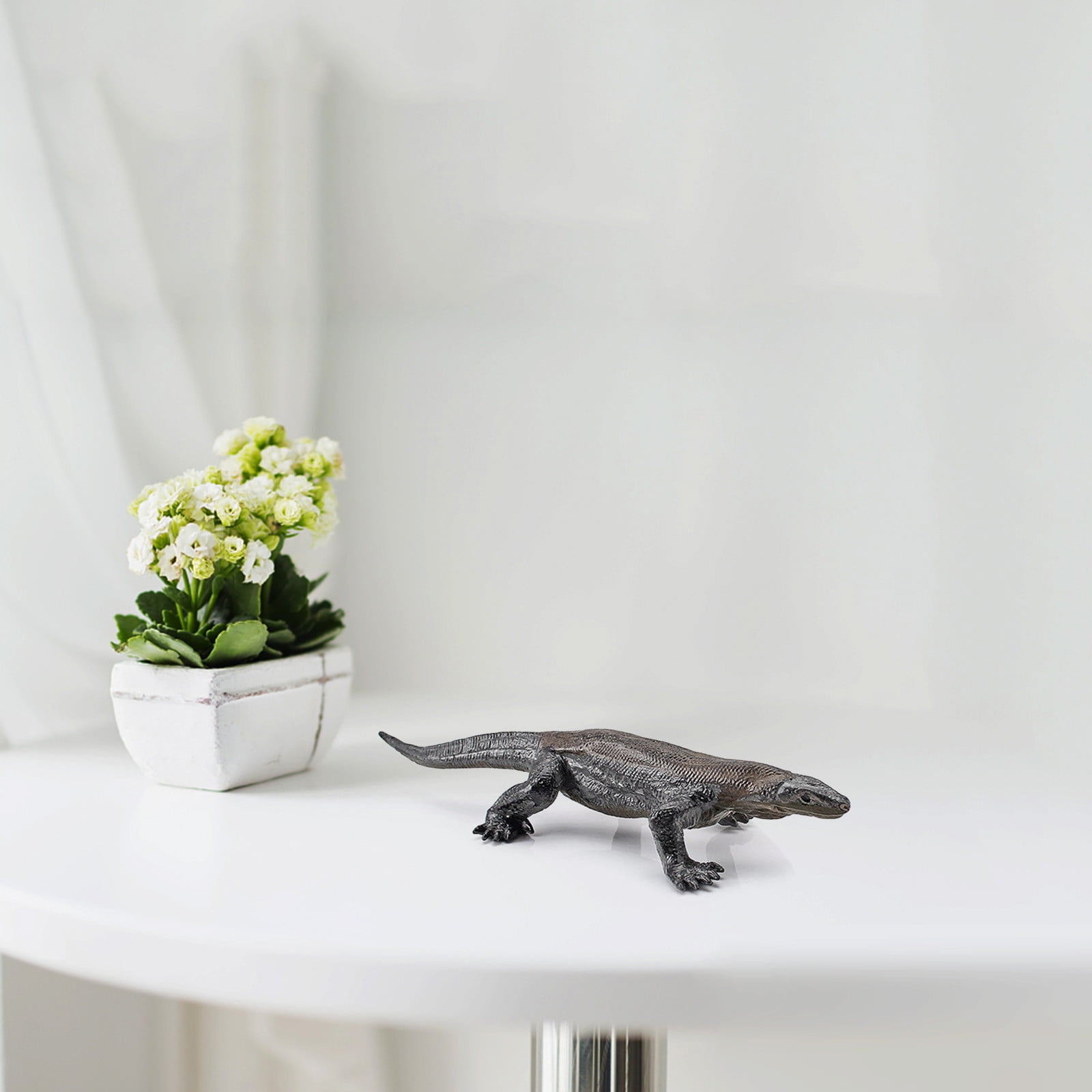 B Realistic Monitor Lizard Figurine For Kids Early Education