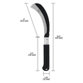 thumbnail image 5 of Zenport K312 Harvest Sickle, 8-Inch Blade, 8 Inch Carbon Steel Blade, Black/Silver, 5 of 5