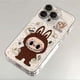 thumbnail image 3 of Funda de teléfono original y bonita de Labubu para iPhone 16, 15, 14, 13, 12, 11, Mini Pro Max, X, XR, XSMax, 6S, 6, 7, 8 Plus, SE20, funda transparente, 3 of 5