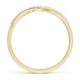 thumbnail image 2 of ANGARA Natural Diamond Swirl Bypass Ring in 14K Yellow Gold for Women (Size-1mm | Color-G | Clarity-VS2) | April Birthstone, Birthday, Anniversary, Jewelry Gift for Women | Natural Diamond Ring, 2 of 10