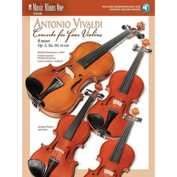 Vivaldi - Concerto for Four Violins in B Minor, Op. 3, No. 10, Rv580: Music Minus One Violin (Other)