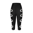 thumbnail image 4 of Leggings Capri de Yoga Sport pour Femmes, Mode Décontractée, Imprimé Rugby, Collants d'Entraînement Athlétiques, 4 of 4