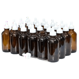 1 oz. Amber Glass Bottles with Dropper Caps (Pack of 6) - AromaTools®