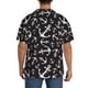 thumbnail image 3 of Fotbe Anchors Camisa Estampada de Manga Corta para Hombre, Casual de Verano, Estilo Playero, Sin Arrugas-Medium, 3 of 5