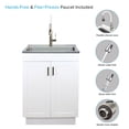 thumbnail image 2 of Transolid TCB-2420-WC Contemporary Laundry Cabinet 23-5/8" Free Standing Single Basin, 2 of 7