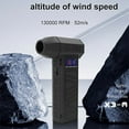 thumbnail image 2 of Mini Ventilador Turbo Jet, Soplador de Aire Eléctrico, Soplador de Aire de 3 Velocidades de Velocidad del Viento Ajustable, Soplador Turbo con Boquilla de Vacío, B, 2 of 5