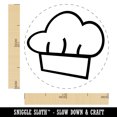 thumbnail image 2 of Chef Hat Cooking Self-Inking Rubber Stamp Ink Stamper - Green Ink - Medium 1 Inch, 2 of 7