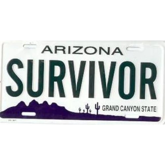 Arizona Survivor License Plate