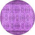 thumbnail image 1 of Ahgly Company Indoor Round Abstract Purple Contemporary Area Rugs, 8' Round, 1 of 4