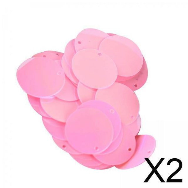 Lentejuelas Sueltas Redondas Planas De 2 X 85 X 20 Mm Para Decoración De Bricolaje, Manualidades De Tejido, Apliques De Color Rosa