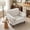 Chenille-Beige, variant on UIXE Corduroy ArmChair, Modern Upholstered Accent Chairs Comfy Single Reading Sofa Chair with Pillows for Living Room Bedroom Reading Room, Green