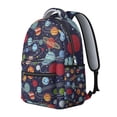 thumbnail image 2 of Space Geek Star Moon Sun Backpack - Waterproof & Spacious for College Students, 2 of 6