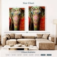 thumbnail image 4 of Elephant Stock Indian Festival Elephant Wall Art - Vertical Canvas Wall Art - Living Room Wall Decor - Animal Canvas - Brown And Red Decor - 32" x 48", 4 of 8