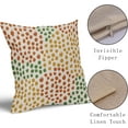 thumbnail image 4 of Orange Yellow Green Pillow Covers 20x20 Set of 2 Fall Colored Art Dot Decorative Throw Pillows Trendy Print Outdoor Pillowcase Holiday Seasonal Cushion Cover Linen Pillow Case Decor for Sofa Couch Bed, 4 of 6