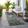 thumbnail image 6 of Addison Rugs Chantille Indoor/Outdoor Transitional Floral Gray Washable Runner Rug, 2'3" x 7'6", 6 of 6