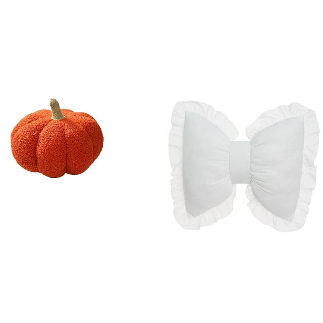 Cojín De Peluche Con Forma De Calabaza De Halloween, Cojín Decorativo Para Sofá, Cama, Dormitorio, Estudio, Oficina, Silla, Decoración Moderna Para El Hogar Y Interiores.