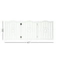 thumbnail image 5 of Trimate Wooden Free Standing Pet Gate for Small Dogs and Cats, White, 5 of 12