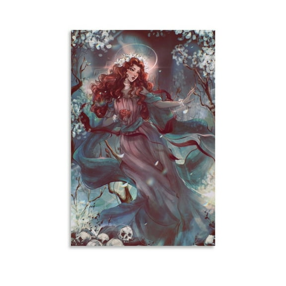 Ancient Greek Goddess Art Poster Persephone Art Poster Canvas Painting Decor Wall Print Photo Gifts Home Modern Decorative Posters 08x12inch(20x30cm)