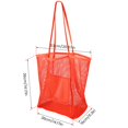 thumbnail image 3 of Sac de Plage en Maille avec Poche Extra Large Sac de Plage Léger Pliable Sac à Bandoulière Réutilisable Sac de Transport en Maille Résistant aux Déchirures Sac de Plage en Maille Décontracté pour Femmes Vacances Plage, 3 of 9