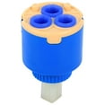 thumbnail image 4 of Ceramic Disc , Ceramic Replacement Water Mixer Tap Inner Control Kitchen Waterfall Faucet Valve PP Plastic Blue, 4 of 8
