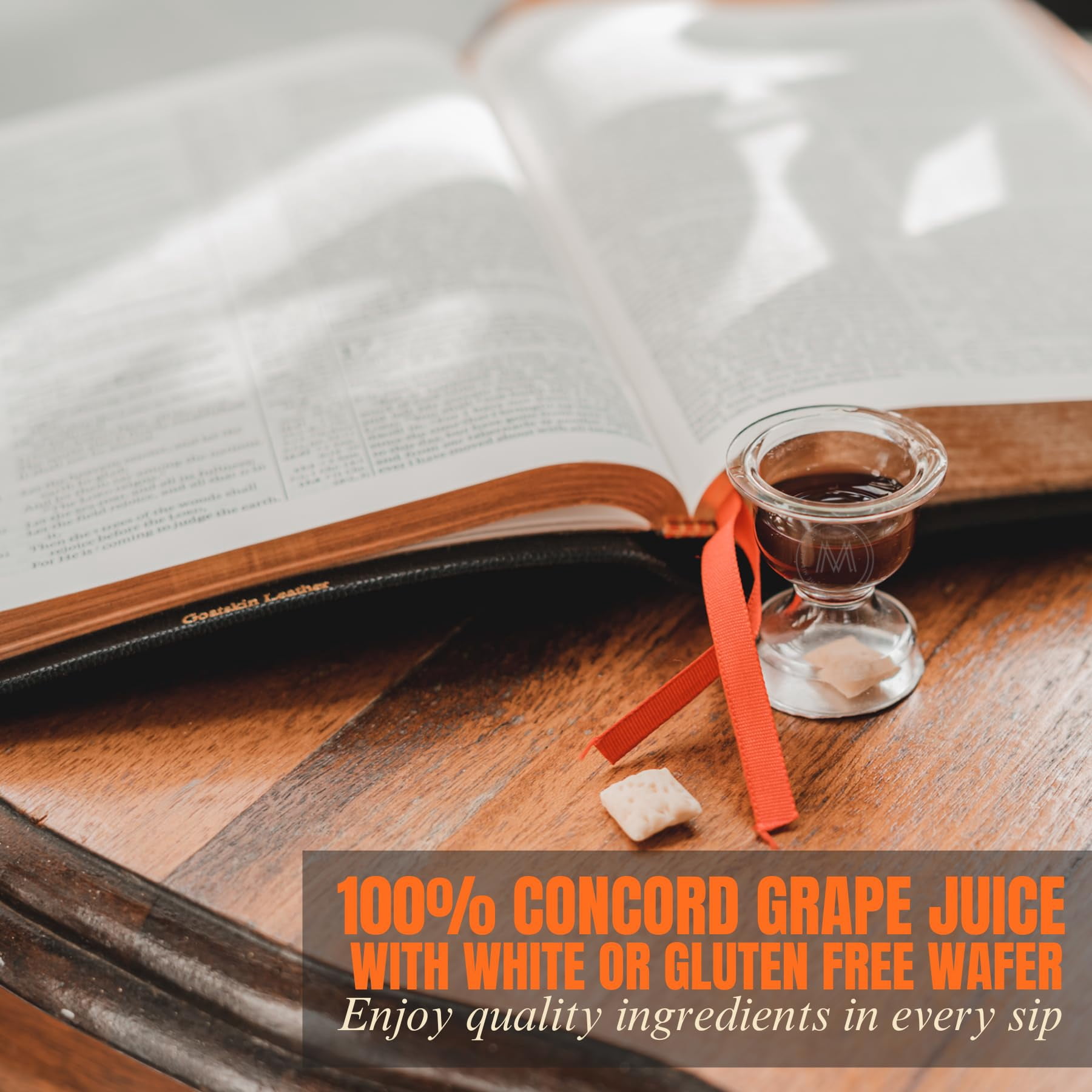 DISCOVERY PRODUCTS Chalice Prefilled Communion Cups: 100% Concord Grape Juice & Wafer - Box of 100 for Divine Communion Experiences!
