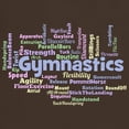 thumbnail image 3 of CafePress - Gymnastics Word Cloud T Shirt - 100% Cotton T-Shirt, 3 of 4