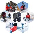 thumbnail image 5 of Invierno impermeable y resistente al viento, guantes térmicos con pantalla táctil para clima frío, guantes de trabajo para esquí y snowboard con, 5 of 5
