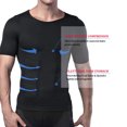 thumbnail image 4 of Lilvigor Men Compression Base Layer Shirt Slimming Body Shaper Elastic Vest Tummy Control Shapewear Abdomen Undershirt for Running Workout, 4 of 7