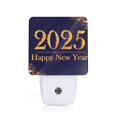 thumbnail image 1 of Balery 2025 Happy New Year 3 Luz Nocturna LED con Sensor Automático, Enchufe con Sensor Crepuscular, Luz Suave de 0.5W para Dormitorio, Pasillo, Baño-UK, 1 of 7